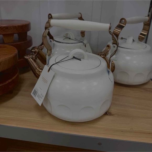 Hearth & Hand™ with Magnolia-2qt Stainless Steel Arch Cutout Teapot - Picture 4 of 17